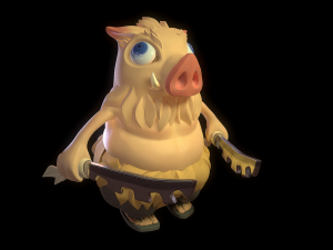 Hashibira inosuke from demon slayer 3d print model 3D Print Model