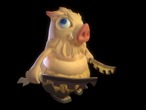 Hashibira inosuke from demon slayer 3d print model 3D Print Model