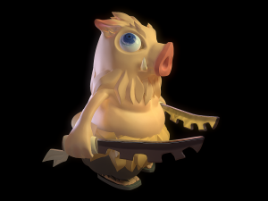 Hashibira inosuke from demon slayer 3d print model 3D Print Model