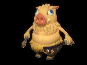 Hashibira inosuke del modello di stampa 3D dell'uccisore di demoni Modello di stampa 3D