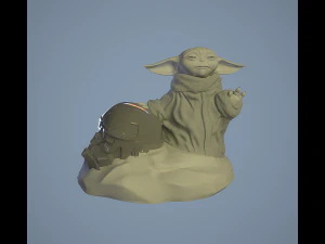 GROGU - Baby Yoda 3D Print Model