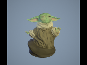 GROGU - Baby Yoda Model do druku 3D