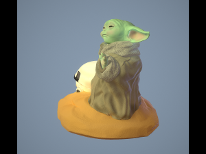 GROGU - Baby Yoda 3D-Druckmodell
