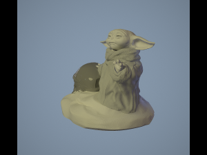 GROGU - Baby Yoda 3D-Druckmodell