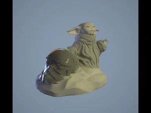 GROGU - Baby Yoda 3D Print Model