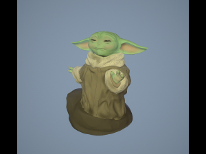 GROGU - Baby Yoda 3D-Druckmodell