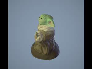 GROGU - Baby Yoda 3D-Druckmodell
