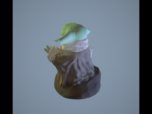 GROGU - Baby Yoda 3D-Druckmodell