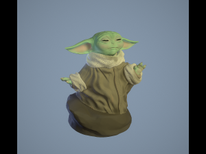 GROGU - Baby Yoda 3D-Druckmodell