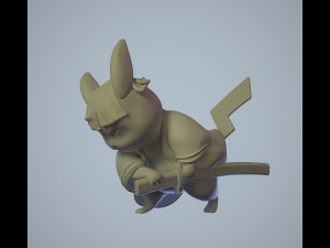 Zenitsu Pikachu Model do druku 3D