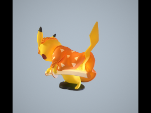 Zenitsu Pikachu Model do druku 3D