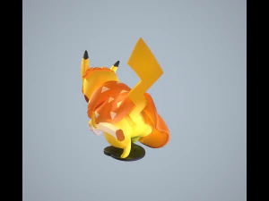 Zenitsu Pikachu 3D Print Model