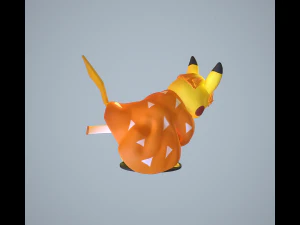 Zenitsu Pikachu 3D Print Model