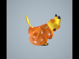Zenitsu Pikachu 3D Print Model
