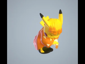 Zenitsu Pikachu 3D Print Model