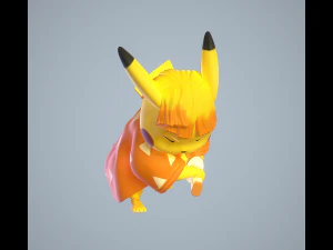 Zenitsu Pikachu 3D Print Model