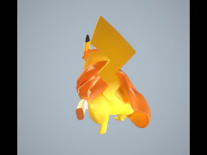 Zenitsu Pikachu 3D Print Model