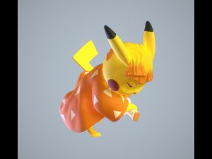 Zenitsu Pikachu Model do druku 3D