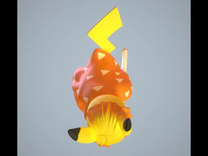 Zenitsu Pikachu 3D Print Model