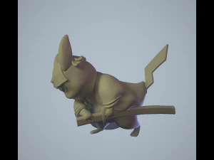 Zenitsu Pikachu 3D Print Model
