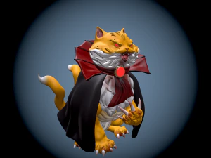Vampire cat 3D Print Model