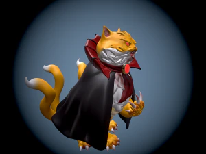 Vampire cat 3D Print Model