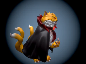 Vampire cat 3D Print Model
