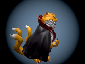 Vampire cat Modelo de impresión 3D