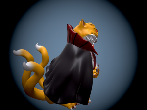 Vampire cat Modelo de impresión 3D