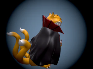 Vampire cat 3D Print Model