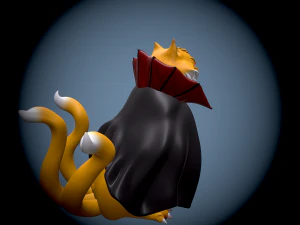 Vampire cat 3D Print Model