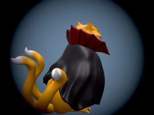 Vampire cat 3D Print Model