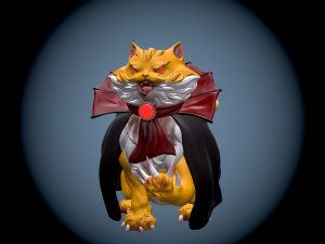 Vampire cat Modelo de impresión 3D