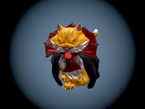 Vampire cat Modelo de impresión 3D