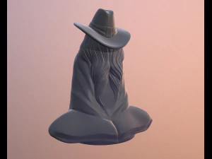 Old mage 3D print model 3D Print Model
