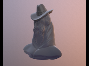 Old mage 3D print model 3D 打印模型