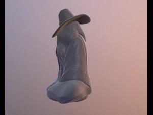 Old mage 3D print model 3D Print Model
