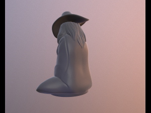 Old mage 3D print model 3D 打印模型