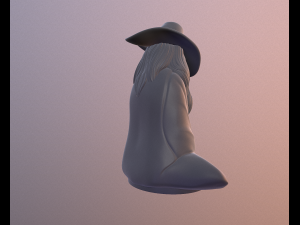 Old mage 3D print model 3D 打印模型