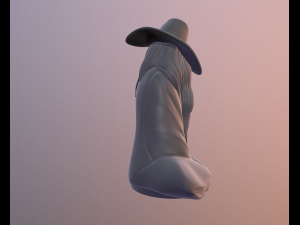 Old mage 3D print model 3D 打印模型