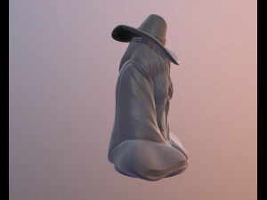 Old mage 3D print model 3D Print Model