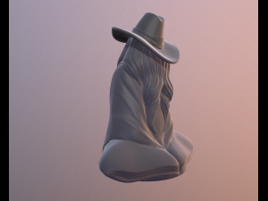 Old mage 3D print model 3D 打印模型