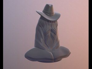 Old mage 3D print model 3D 打印模型