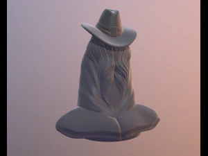 Old mage 3D print model 3D Print Model