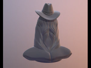 Old mage 3D print model 3D Print Model