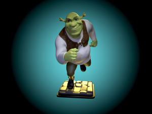 Shrek fan art 3d print model Modelo de Impressão 3D