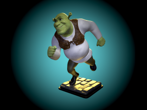 Shrek fan art 3d print model Modelo de Impressão 3D