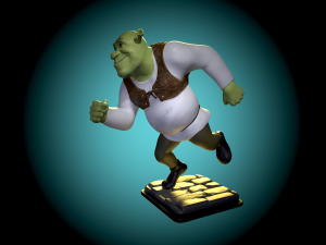 Shrek fan art 3d print model Modelo de Impressão 3D
