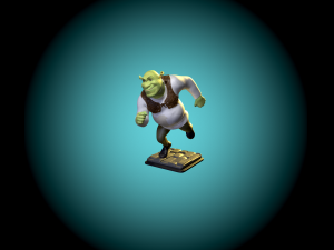 Shrek fan art 3d print model Modelo de Impressão 3D