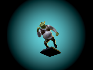 Shrek fan art 3d print model Modelo de Impressão 3D